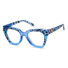 Square Blue/Tortoiseshell Eyeglasses