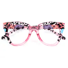 Square Pink/Tortoiseshell Eyeglasses