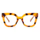 Square Tortoiseshell Eyeglasses