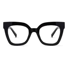 Square Black Eyeglasses