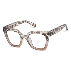 Square Ivory Tortoiseshell Eyeglasses