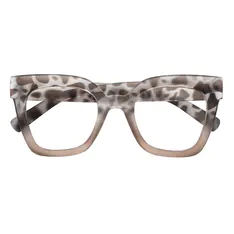 Square Ivory Tortoiseshell Eyeglasses