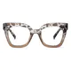 Square Ivory Tortoiseshell Eyeglasses