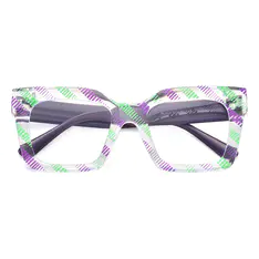 Square Multicolor/Purple Eyeglasses