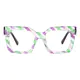 Square Multicolor/Purple Eyeglasses