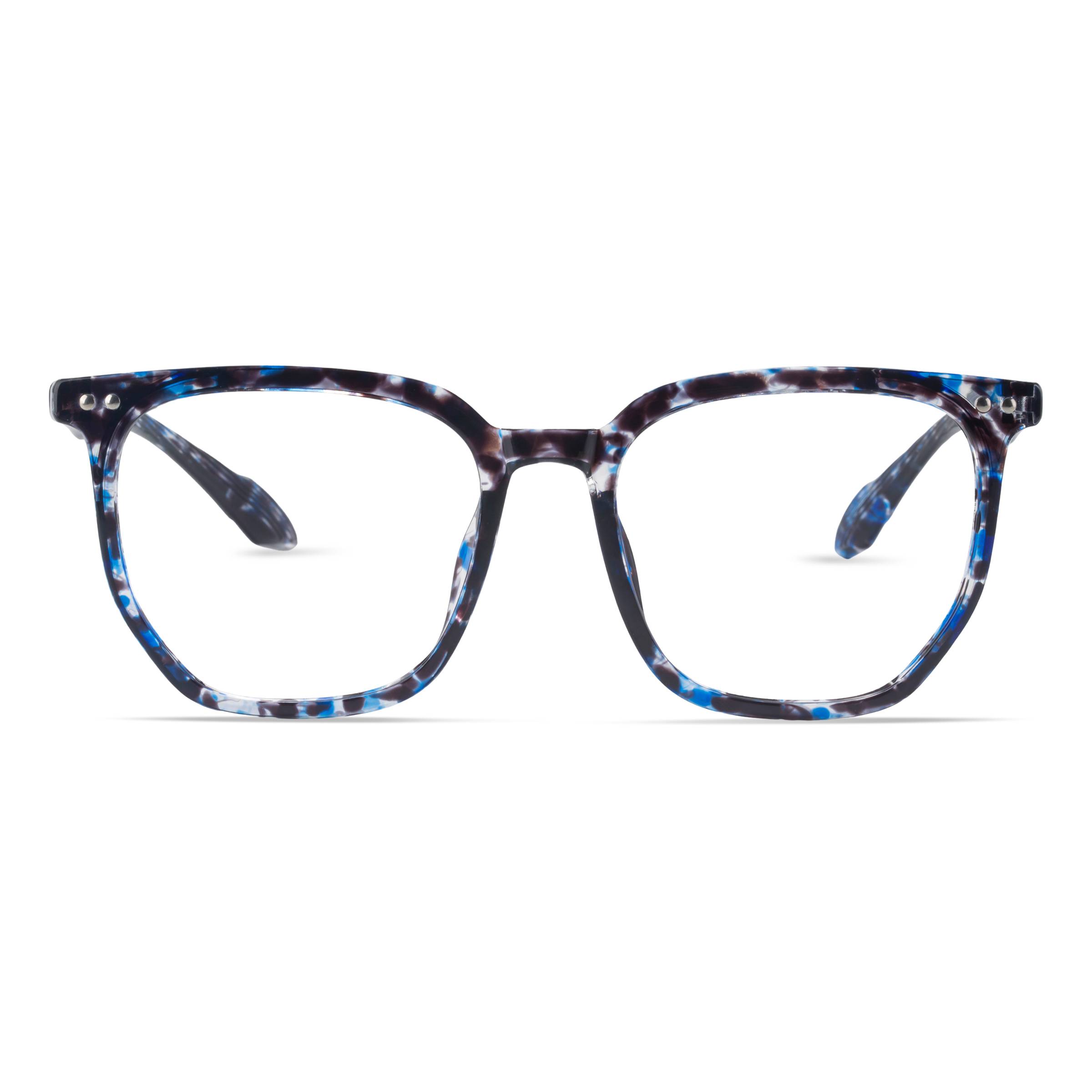 Square Blue/Tortoiseshell Eyeglasses | EFE