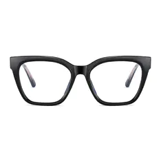 Square Black Eyeglasses