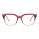 Square Gradient Red Eyeglasses