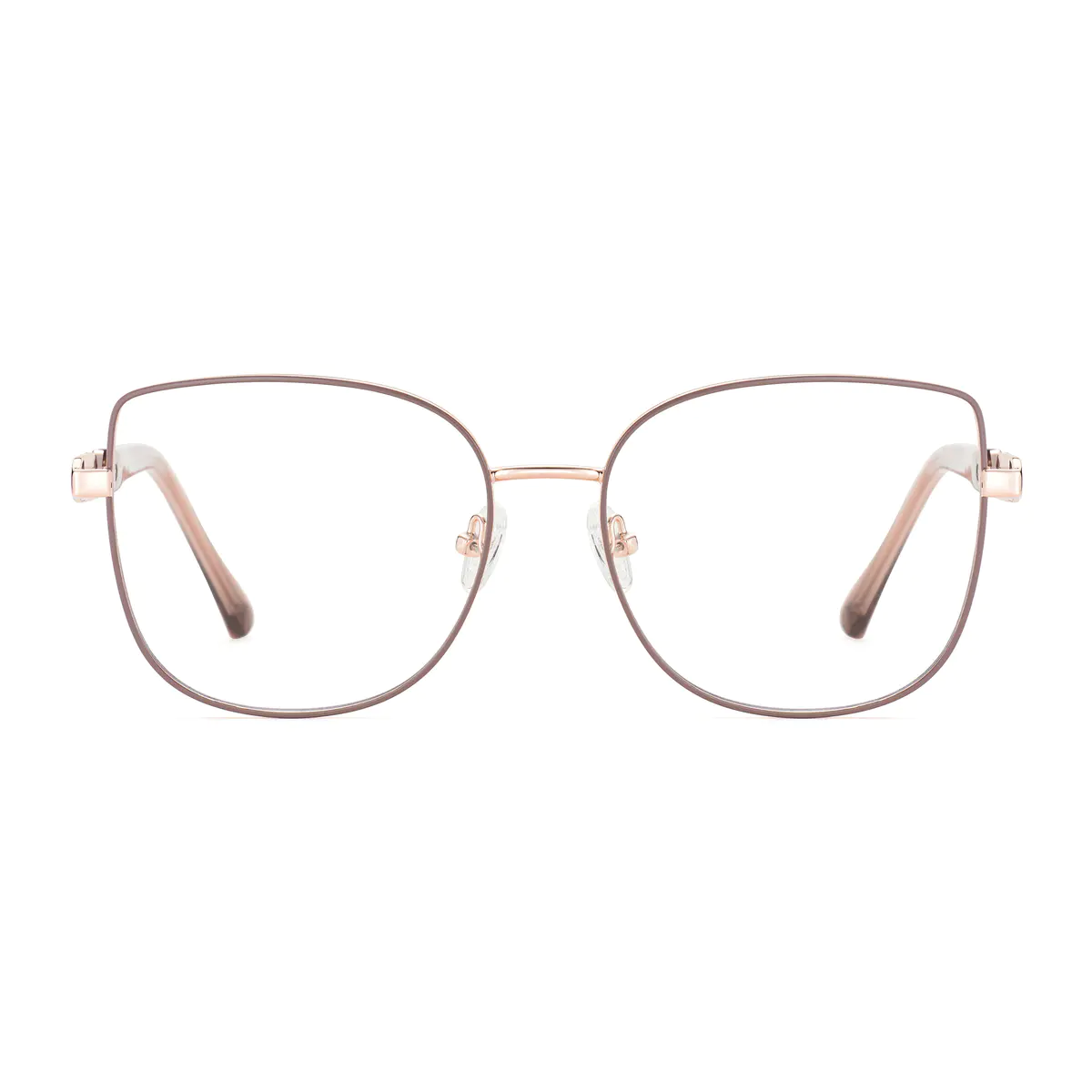 Square Brown Eyeglasses