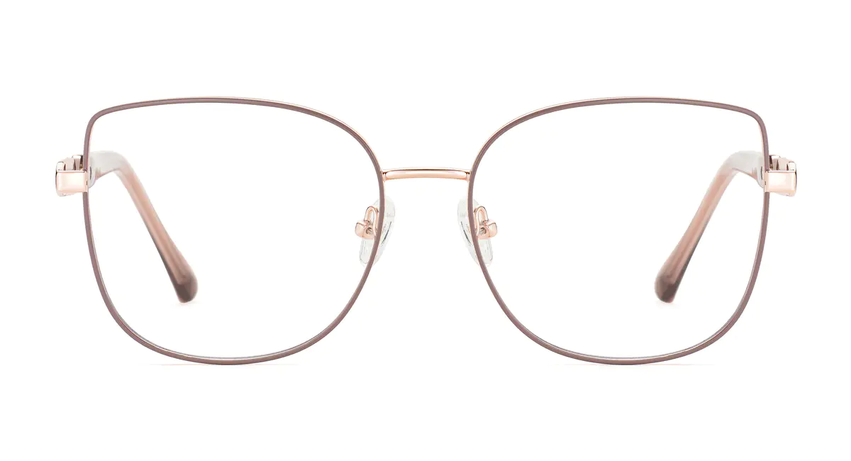 Square Brown Eyeglasses