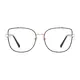 Square Black/Gold Eyeglasses