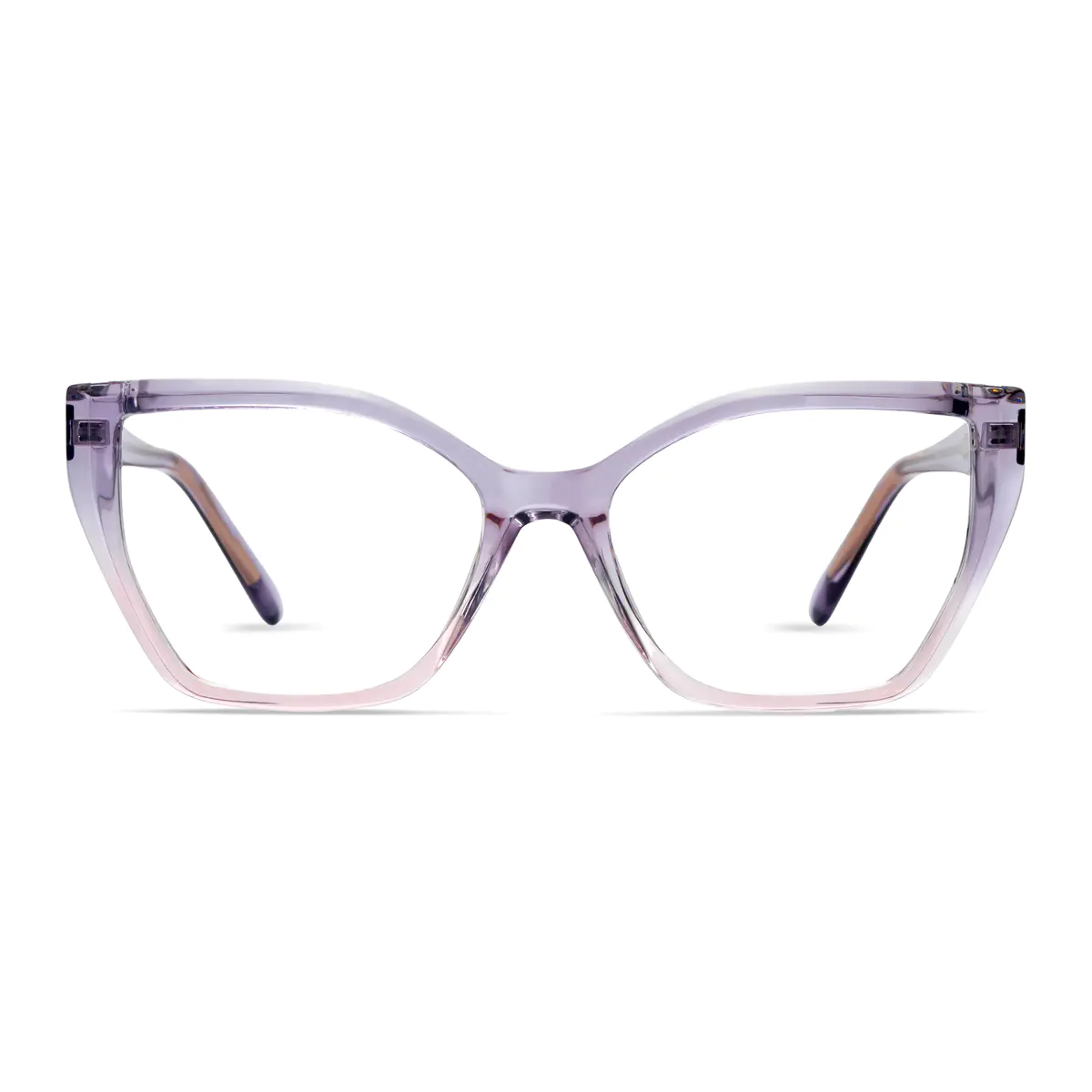 Cat-eye Gradient Purple Eyeglasses