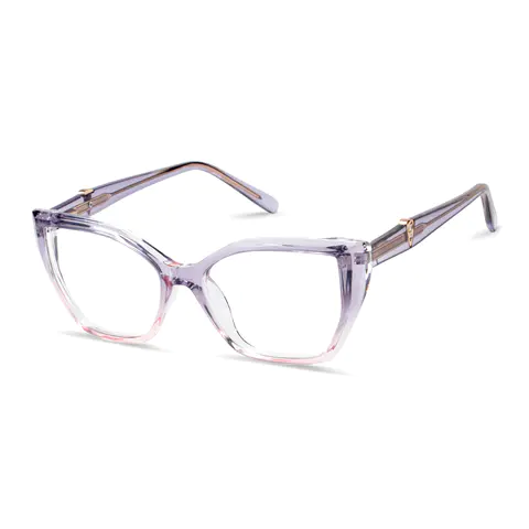 Cat-eye Gradient Purple Eyeglasses
