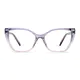 Cat-eye Gradient Purple Eyeglasses