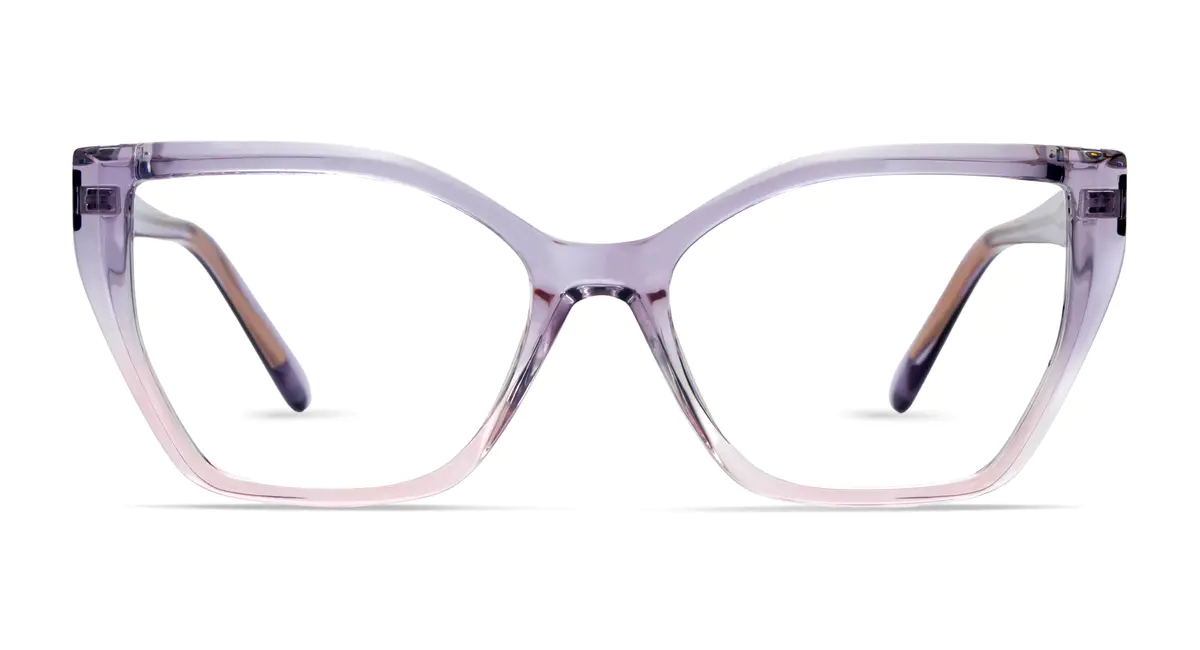Cat-eye Gradient Purple Eyeglasses