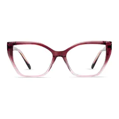 Cat-eye Gradient Red Eyeglasses