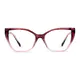 Cat-eye Gradient Red Eyeglasses