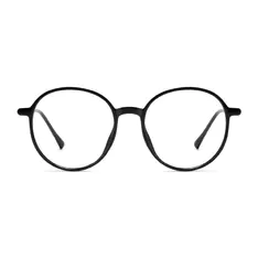 Round Black Eyeglasses
