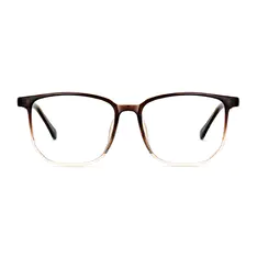 Square Gradient Brown Eyeglasses