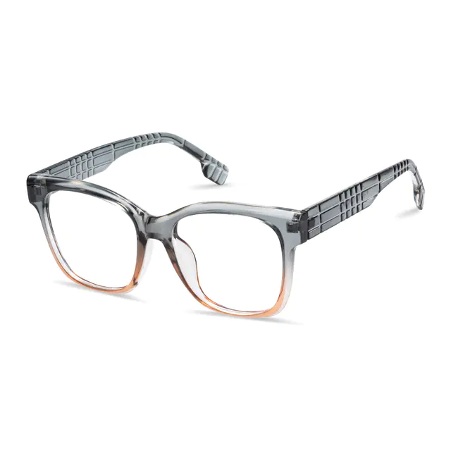 Square Gradient Gray Eyeglasses