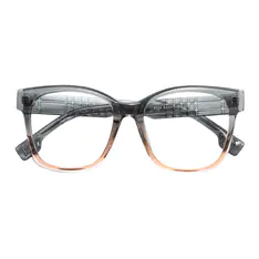 Square Gradient Gray Eyeglasses