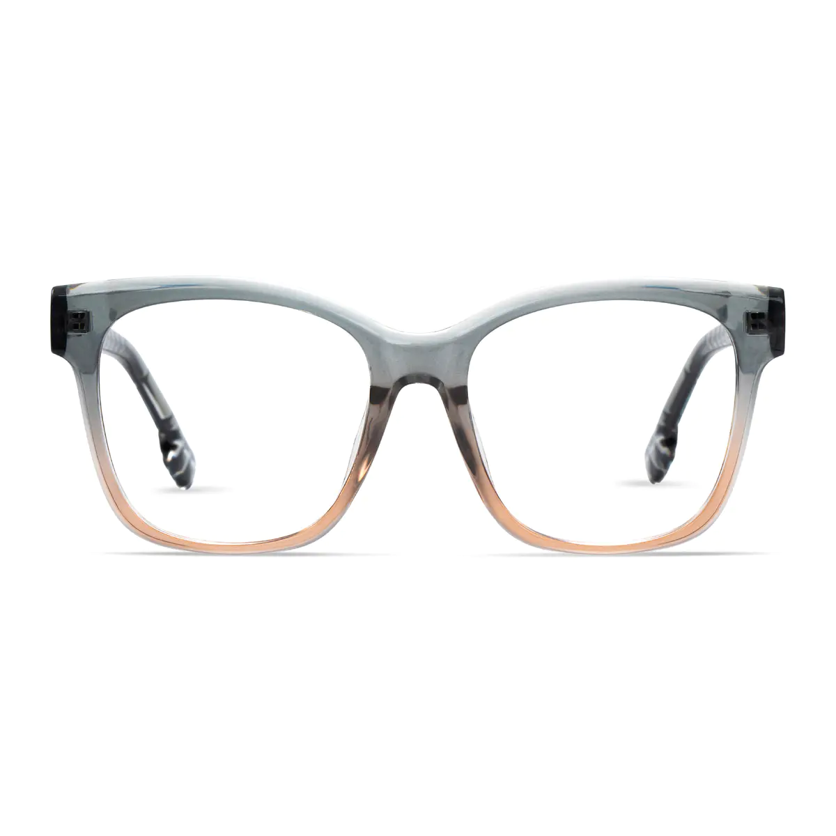 Square Gradient Gray Eyeglasses