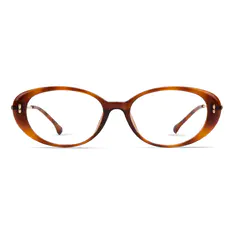 Oval Tortoiseshell Eyeglasses