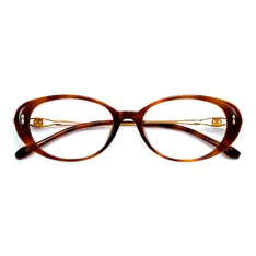 Oval Tortoiseshell Eyeglasses