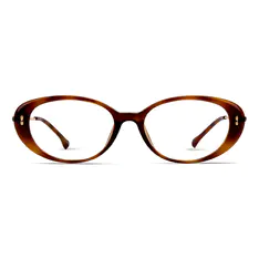 Oval Tortoiseshell Eyeglasses