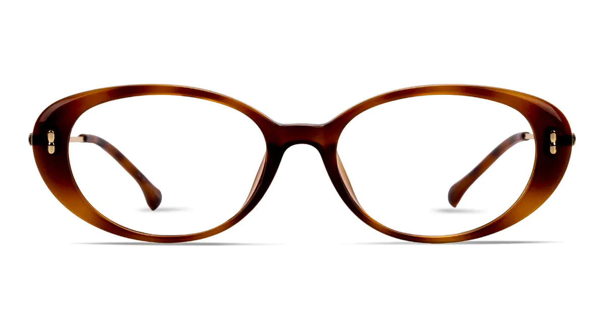 Oval Tortoiseshell Eyeglasses