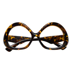 Geometric Tortoiseshell Eyeglasses