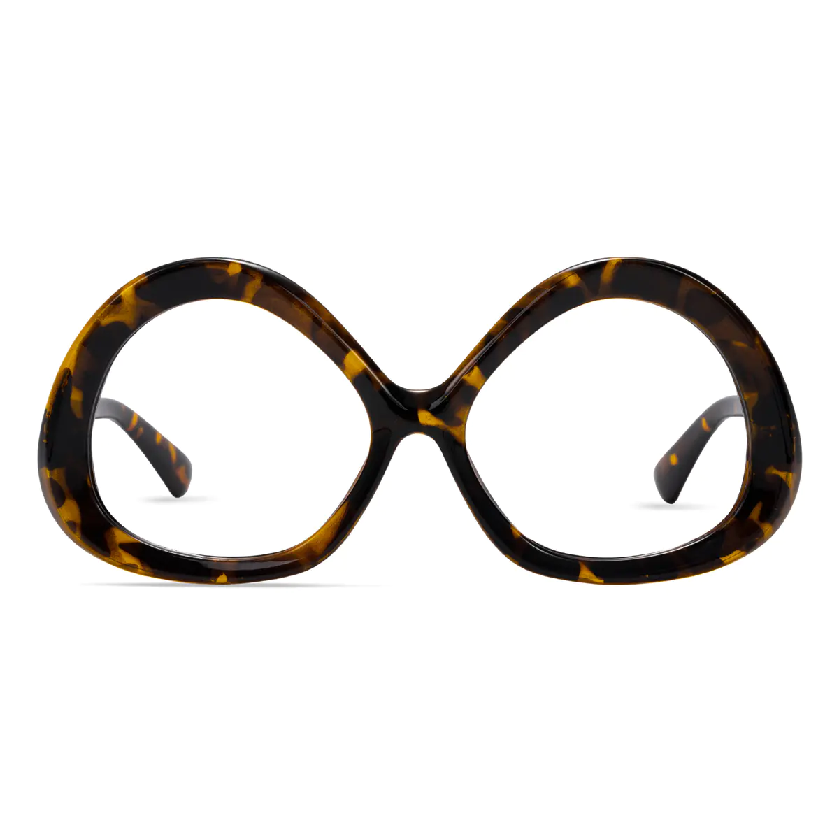 Geometric Tortoiseshell Eyeglasses
