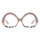 Geometric Brown/Tortoiseshell Eyeglasses