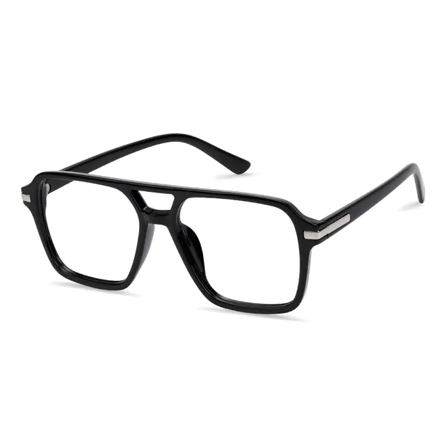 Aviator Black Eyeglasses