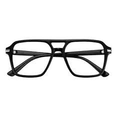 Aviator Black Eyeglasses