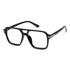 Aviator Black Eyeglasses