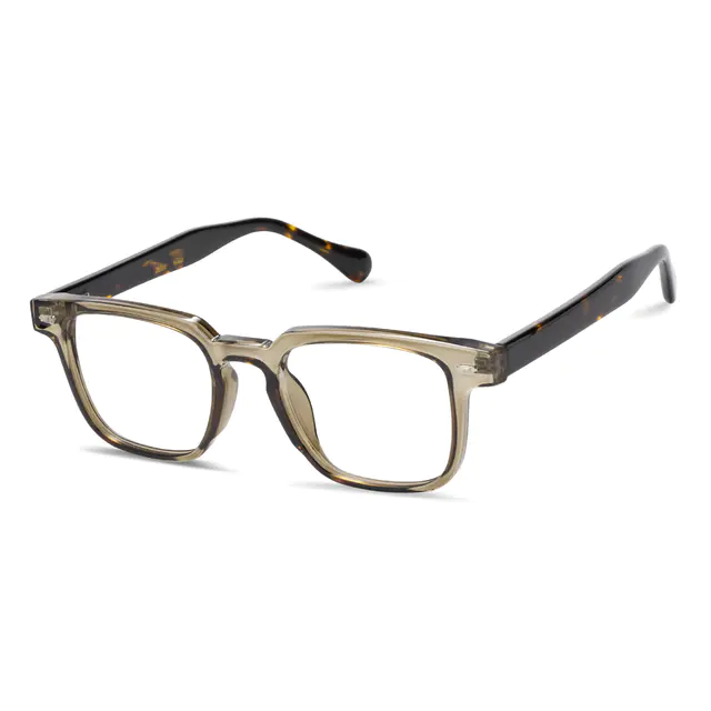 Rectangle Brown/Tortoiseshell Eyeglasses