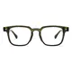 Rectangle Olive Eyeglasses