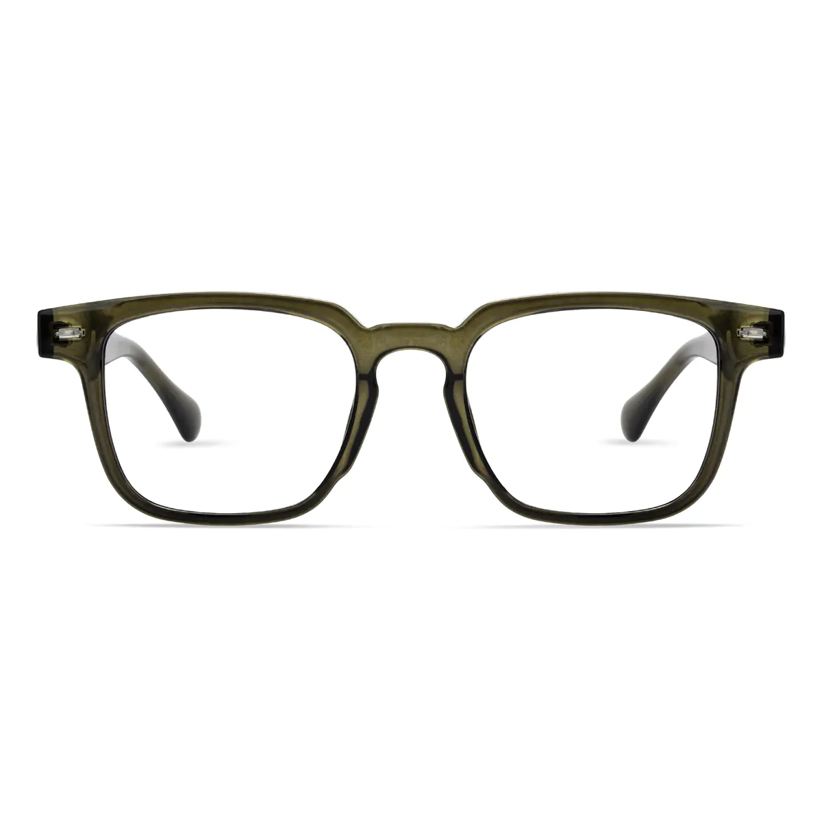 Rectangle Olive Eyeglasses