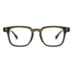 Rectangle Olive Eyeglasses