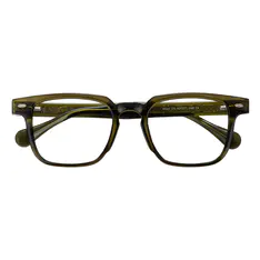 Rectangle Olive Eyeglasses