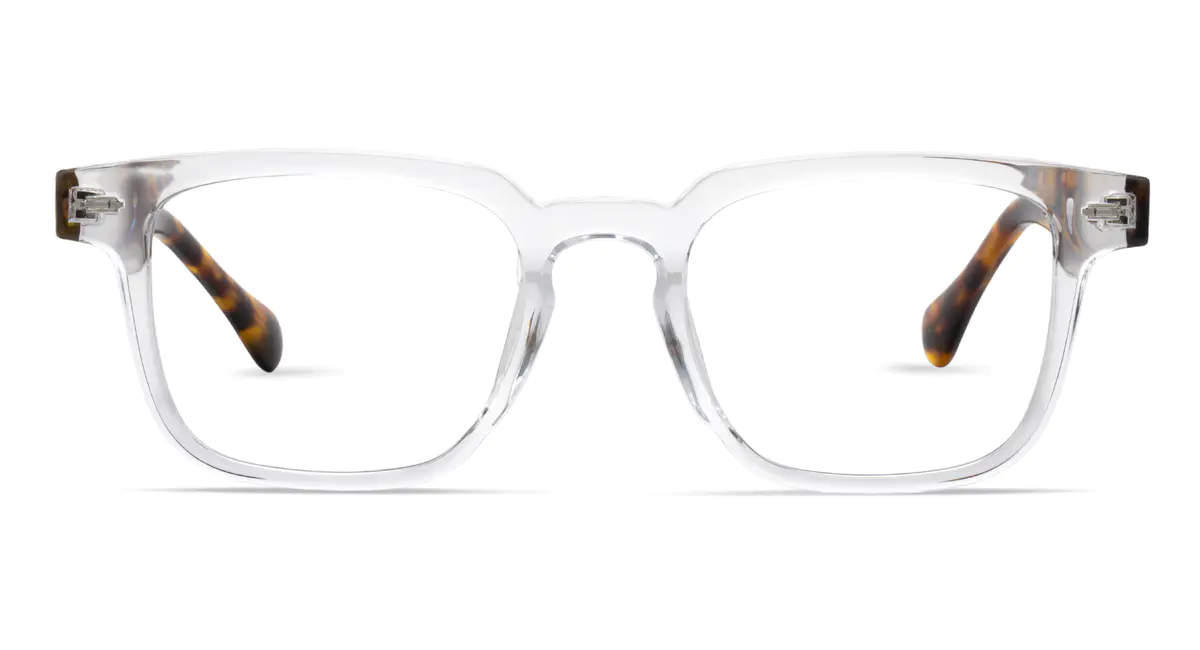 Rectangle Clear/Tortoiseshell Eyeglasses