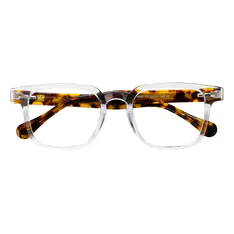 Rectangle Clear/Tortoiseshell Eyeglasses