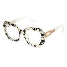Square Transparent Black/Tortoiseshell Eyeglasses