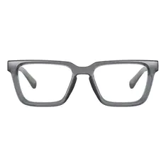 Square Transparent Gray Eyeglasses