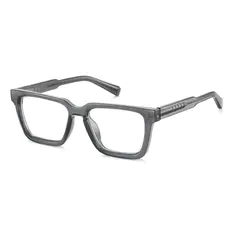 Square Transparent Gray Eyeglasses
