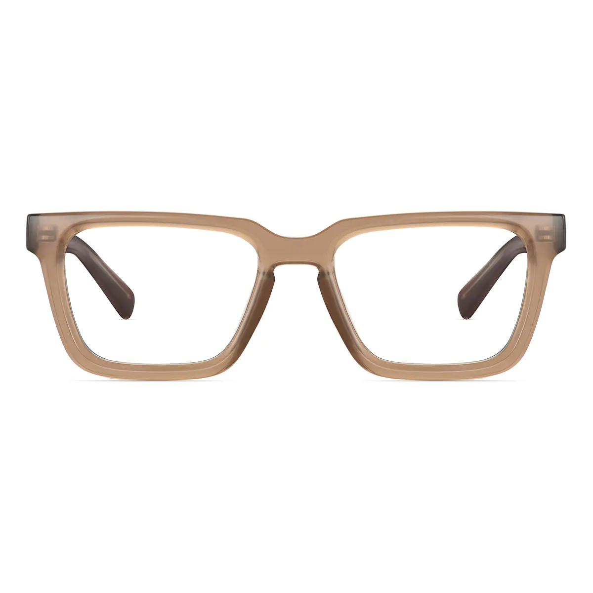 Square Brown Eyeglasses