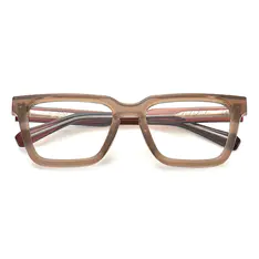 Square Brown Eyeglasses