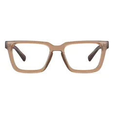 Square Brown Eyeglasses
