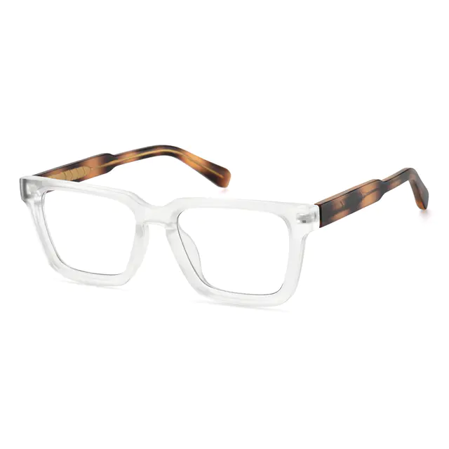 Square Clear/Tortoiseshell Eyeglasses